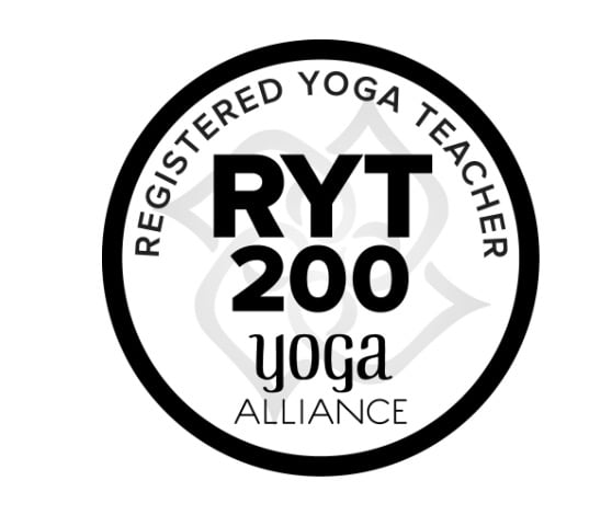 RYT 200hr certification symbol from yoga alliance